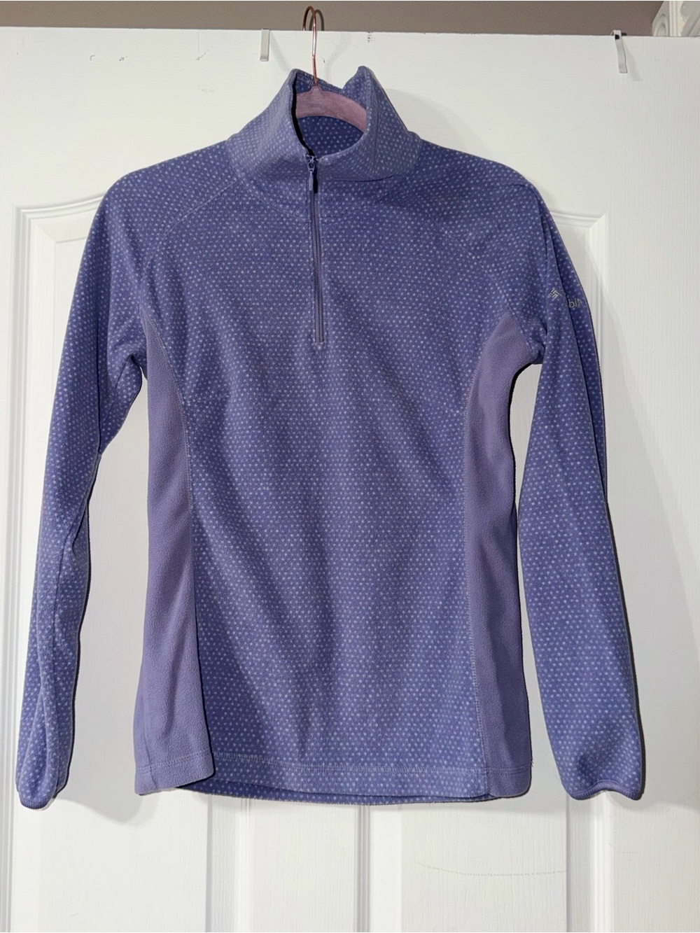 Columbia Lavender Half-Zip Pullover Sweatshirt